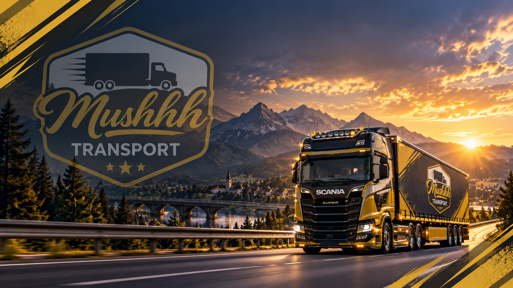 Mushhh Transport convoy banner